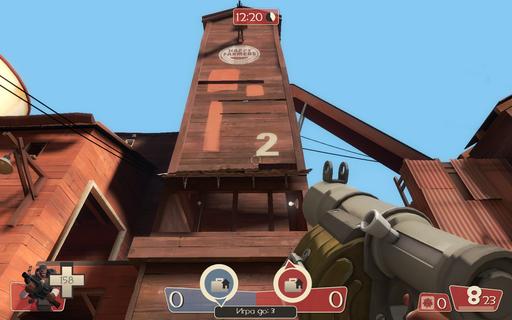 Team Fortress 2 - 2fort, интересные места